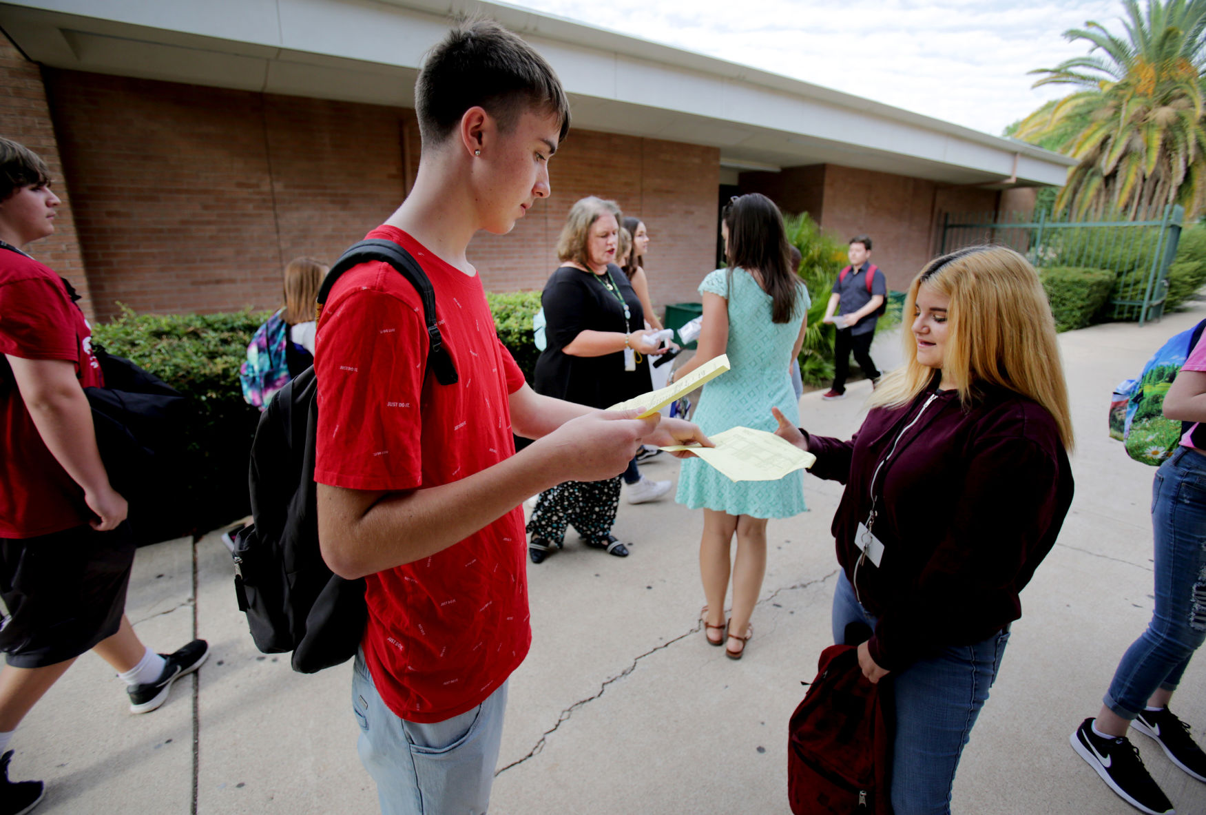 First day of school at Santa Rita High School